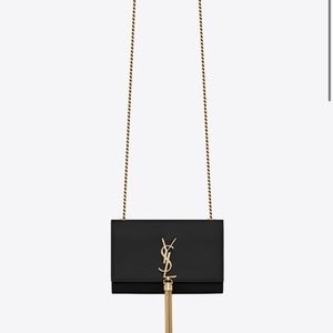 Yves Saint Laurent Kate small tassel in graine de poudre embossded leather